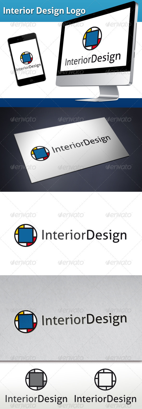 Interior Design Logo - Abstract Logo Templates