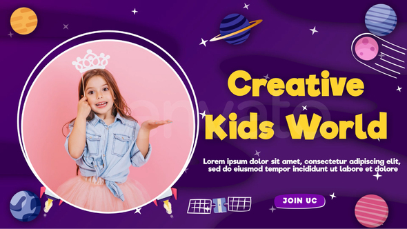 Kids Planet Slideshow 3 | MOGRT