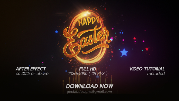 Happy Easter Opener Openers template preview