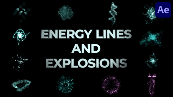 Energy Lines And Explosions for After Effects