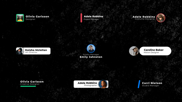 Trendy Lower Thirds | After Effects Elements template preview