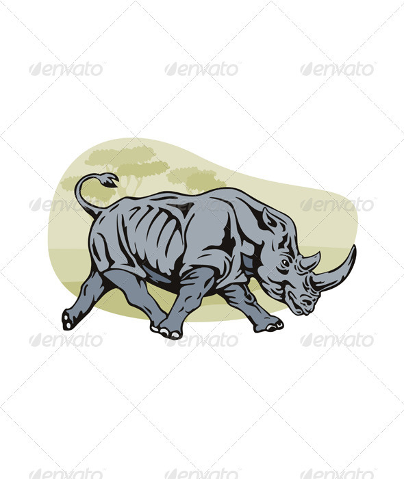 Rhinoceros - Animals Characters