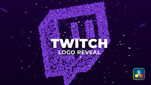Twitch Particles Logo Reveal