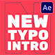 New Typo Intro - VideoHive Item for Sale