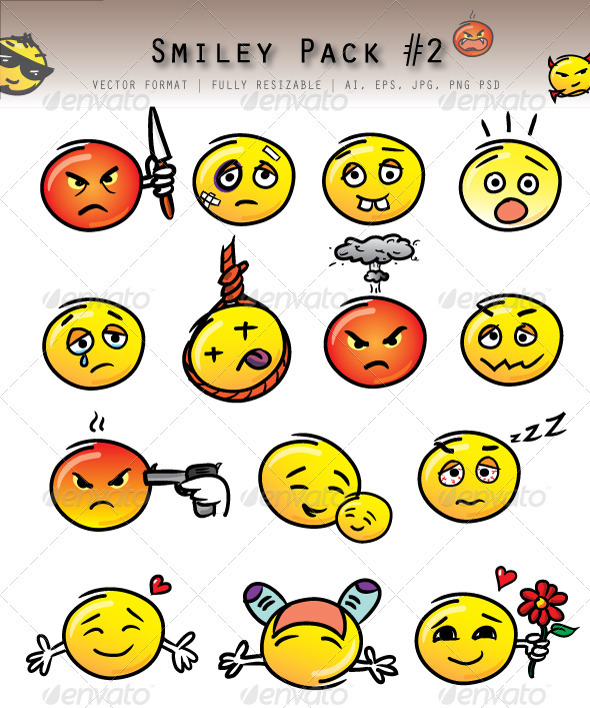 Emoticon Pack #2 - Miscellaneous Characters