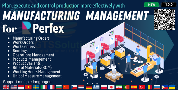 Manufacturing Management for Perfex CRM