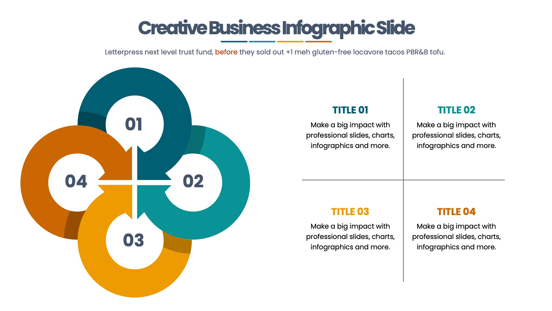 Creative Business - PowerPoint Infographics Slides, Presentation Templates