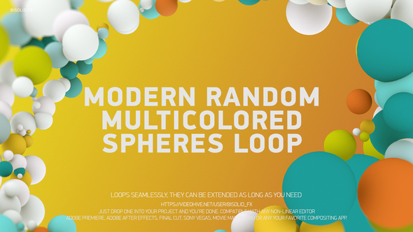 Modern Random Multicolored Spheres Loop alt