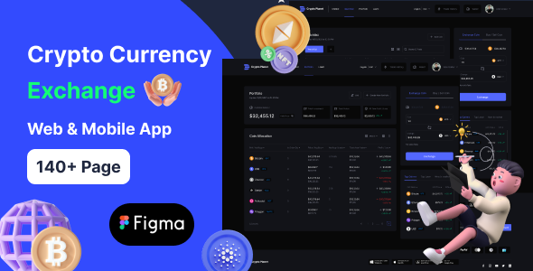 Crypto Planet - Crypto Trading Exchange UI Template In Figma by ...