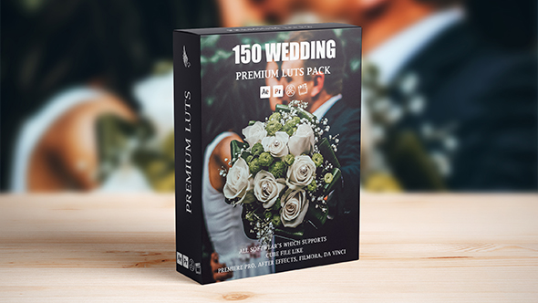 150 Professional Cinematic Wedding LUTs for Filmmakers