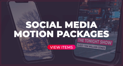 Social Media Packages | After Effects, Premiere Pro, FCPX