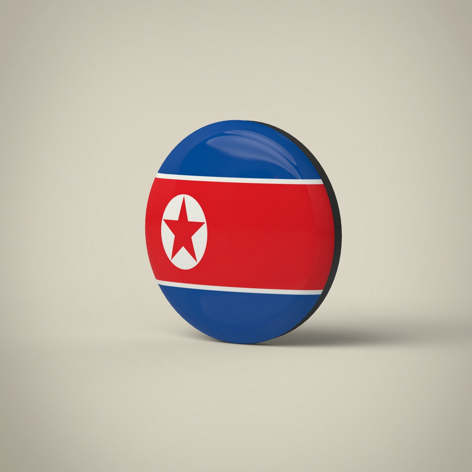 North Korea Badge by deepocean3d | 3DOcean