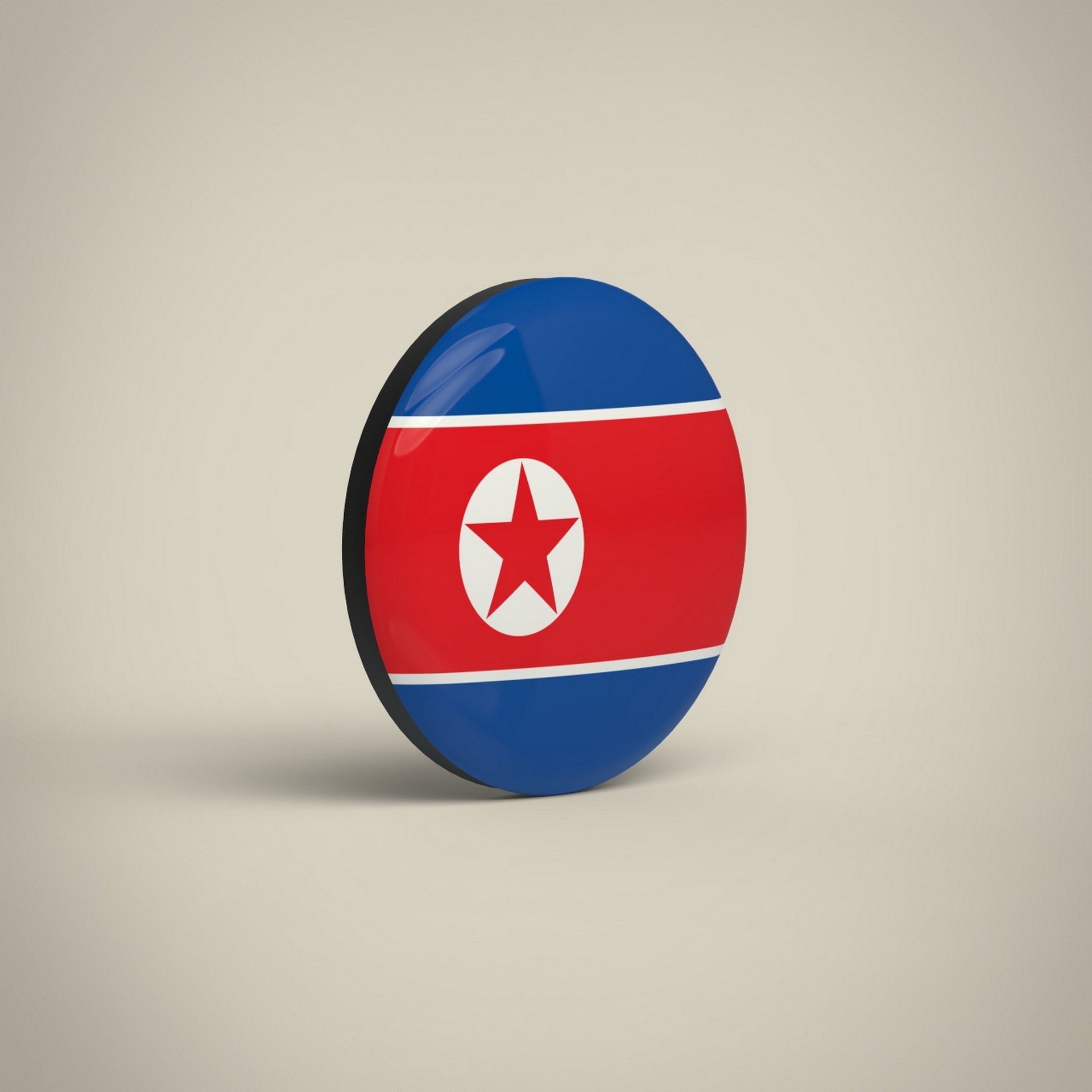 North Korea Badge by deepocean3d | 3DOcean