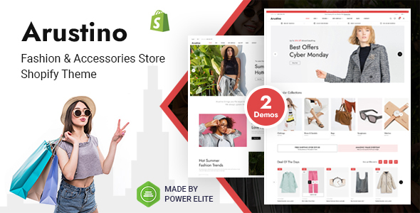 Arustino - Fashion & Accessories Store Shopify Theme