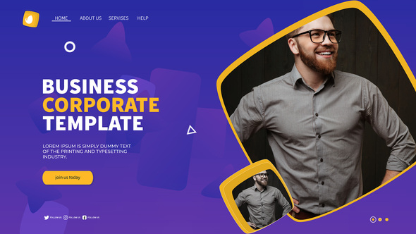 Business Corporate Promo Video Displays template preview