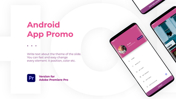 Stylish Android App Promo