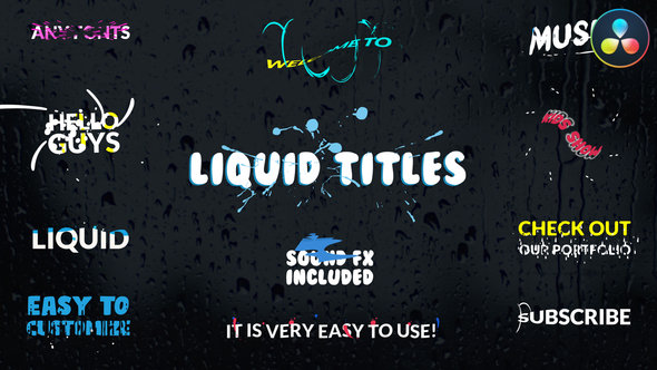 Liquid Titles | DaVinci Resolve
