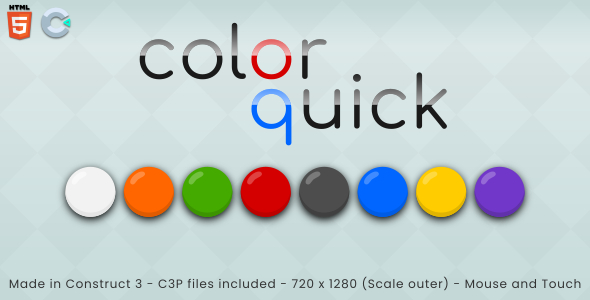 Color quick – HTML5 Attention game Nulled