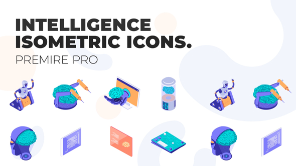 Artificial Intelligence - MOGRT Isometric Icons