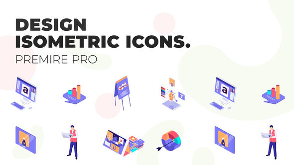 Design Studio - MOGRT Isometric Icons