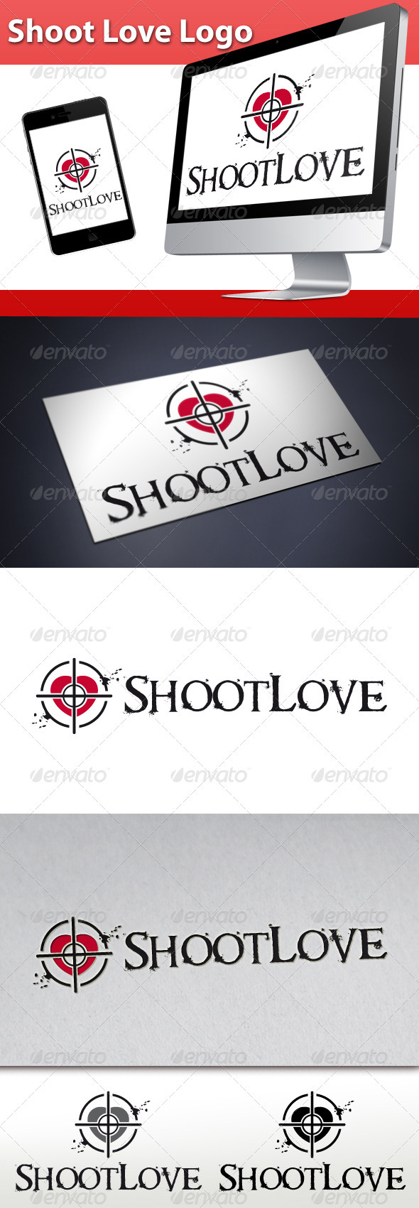 Shoot Love Logo - Symbols Logo Templates
