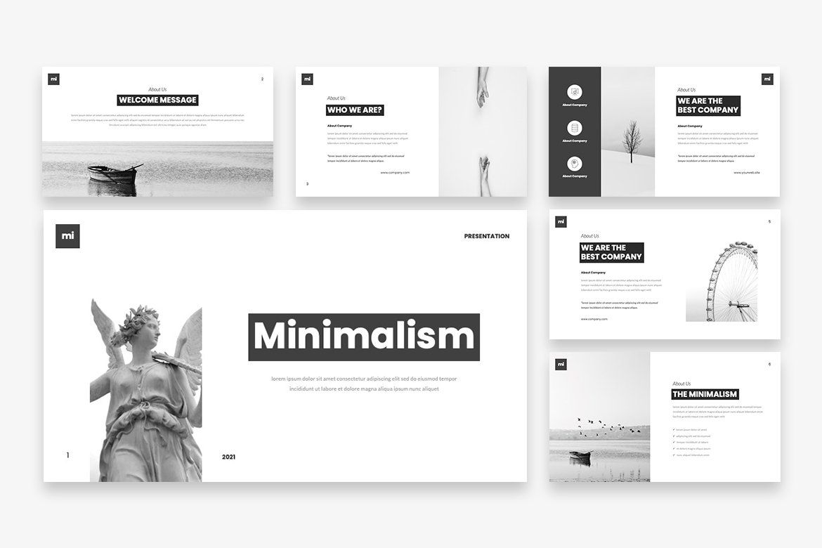 Minimalism Presentation PowerPoint Template by TyperLine | GraphicRiver