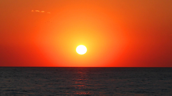 Sunset At Sea 1