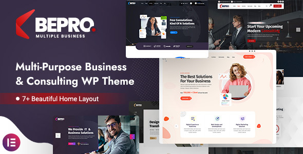 Bepro – Multipurpose Business WordPress Theme