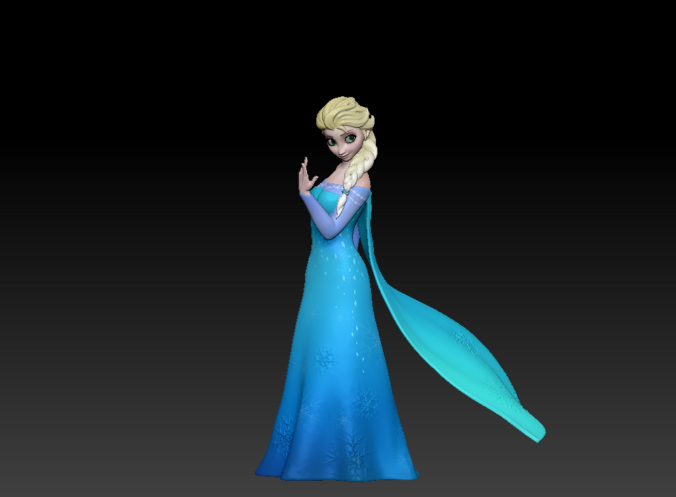 Elsa Frozen 3d Print Model By Playdesign 3docean 