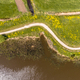 Aerial Springtime scene of dutch river - PhotoDune Item for Sale