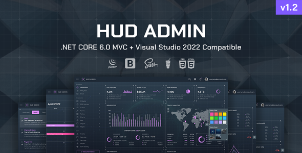 Exceptional HUD - .NET Core 6.0 MVC Admin Template