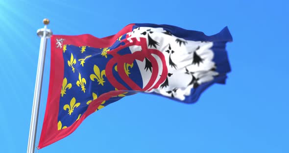 Pays De La Loire Flag, France alt