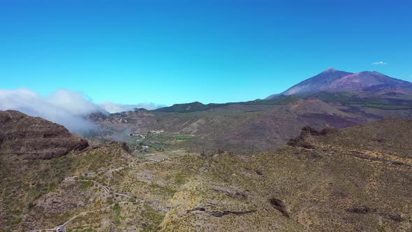 The Road in the Mountains Leading to the Mask Gorge on the Island of Tenerife alt