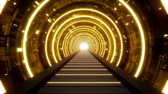 Gold Sci Fi Tunnel Road alt