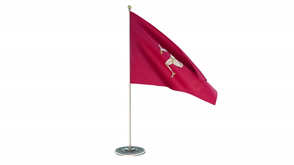 Isle Of Man Office Small Flag Pole