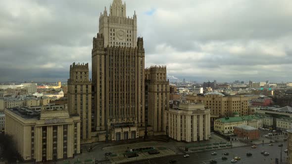 Main Building of The Ministry of Foreign Affairs in Moscow