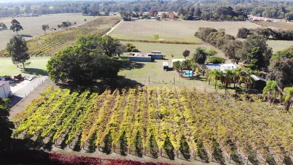 Aerial View of a Farm in Australia