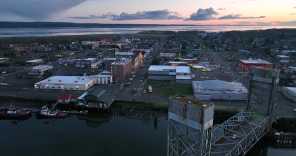 Coastal Town in Washington State Hoquiam in Grays Harbor County