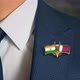 Businessman Friend Flags Pin India Qatar - VideoHive Item for Sale