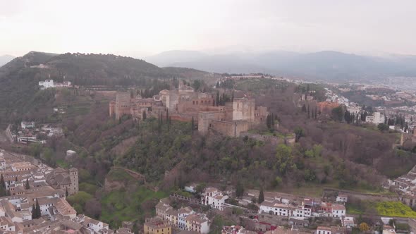 Aerial view of Alhambra alt