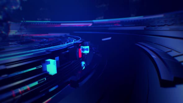 Digital Sci Fi Background V1, Motion Graphics | VideoHive