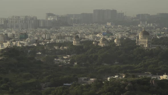 Qutb Shahi Tombs in Hyderabad, India alt