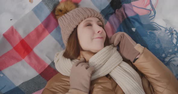 The woman is resting outdoor LGBT Lesbian Bisexual Transgender Lesbian concept Love alt