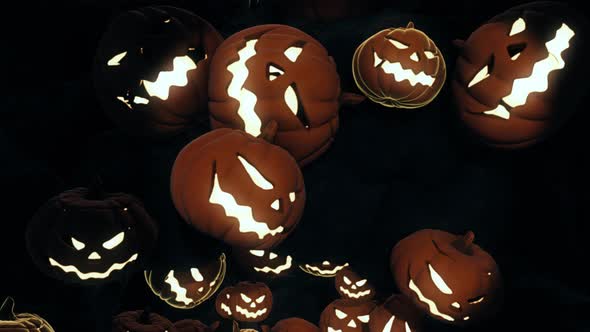 Halloween Pumpkin 02 4K, Motion Graphics | VideoHive