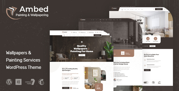Ambed - Wallpapers & Painting Services WordPress Theme