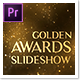 Golden Particles Awards Slideshow Premiere Pro - VideoHive Item for Sale