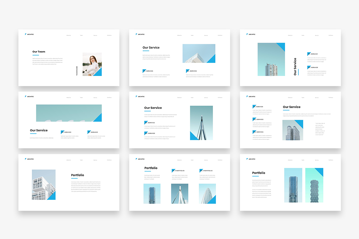 Architec - Architecture Google Slides Template by TyperLine | GraphicRiver