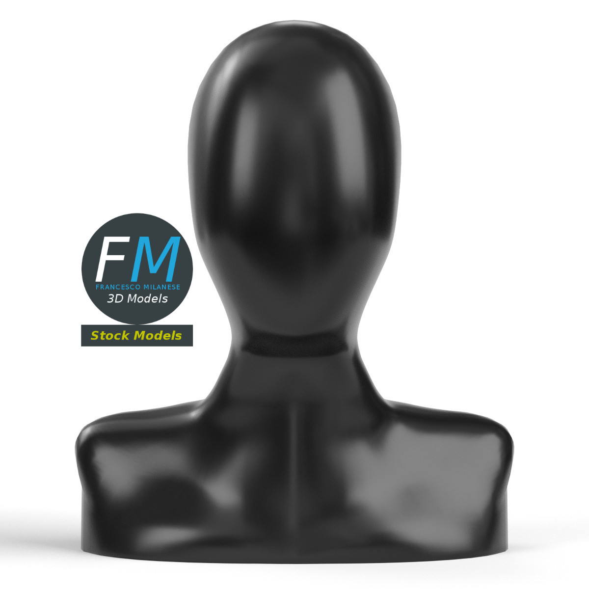 Faceless mannequin head by 3DOcean