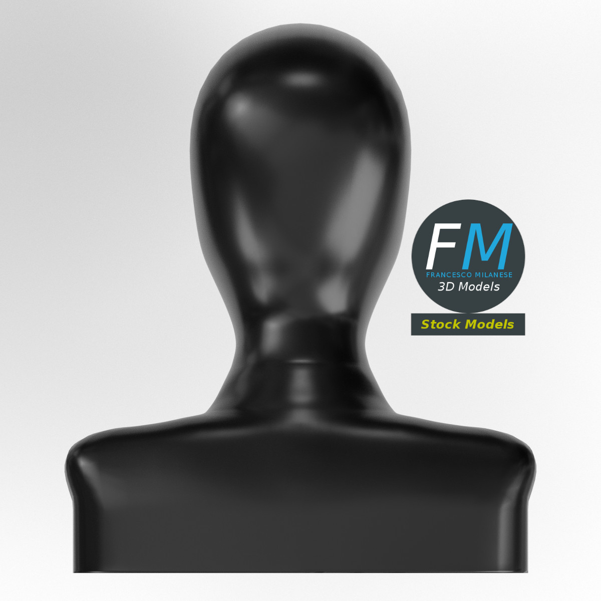 Faceless mannequin head by 3DOcean