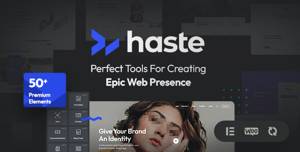 Haste | Multipurpose & WooCommerce WordPress Elementor Theme